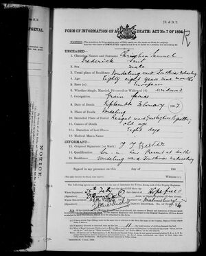 Death Notice for CSF Smit 1818
