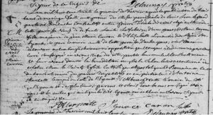 Marriage Record 1830 - Pierre Tisdèle dit Noel & Marie Carron