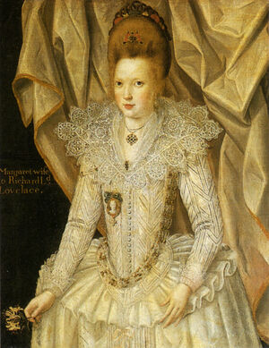 Portrait of Margaret, Lady Lovelace, Wife of Richard, 1st Lord Lovelace 
