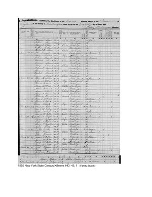 1855 New York State Census