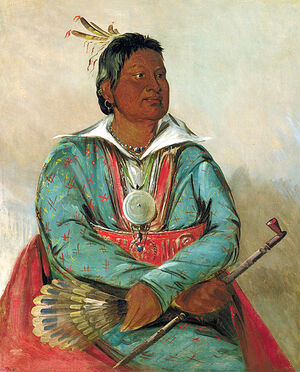 Mosholatubbee by George Catlin