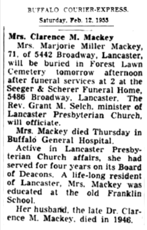 Marjorie Mackey obituary