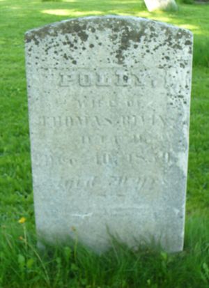 Mary Polly Raymond Bosworth Bivins headstone